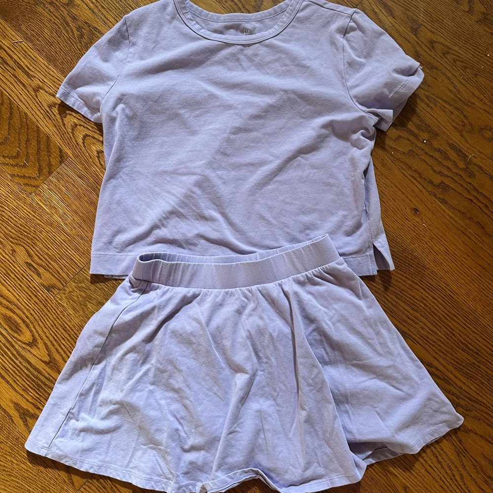 Girls Gap Skort Set - Purple
